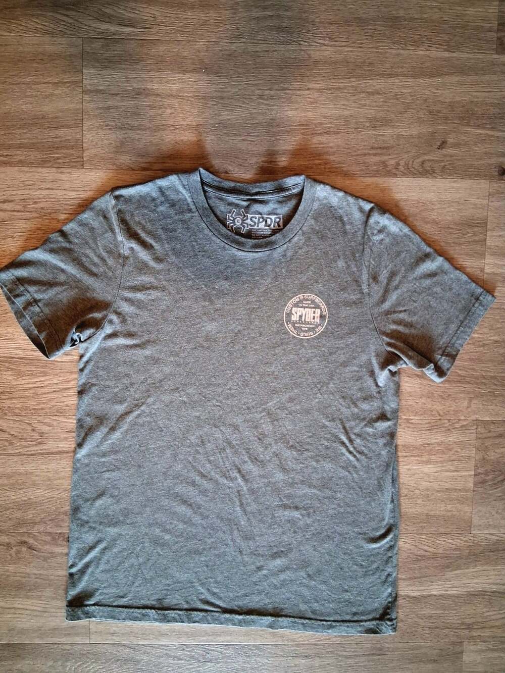 Spyder Surfboards Graphic T-Shirt Gray